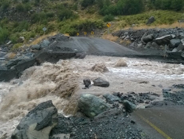 Onemi declara Alerta Amarilla para la comuna de San José de Maipo por sistema frontal