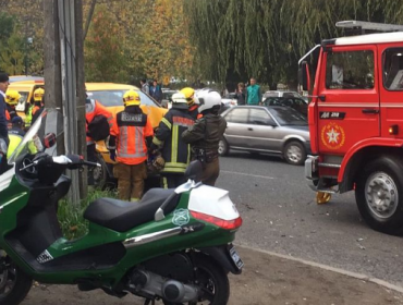 Colisión entre furgón escolar y microbús deja diversos niños lesionados en Concepción