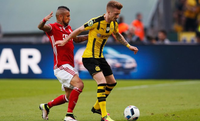 Arturo Vidal enfrenta al Dortmund por semifinales de la Copa de Alemania