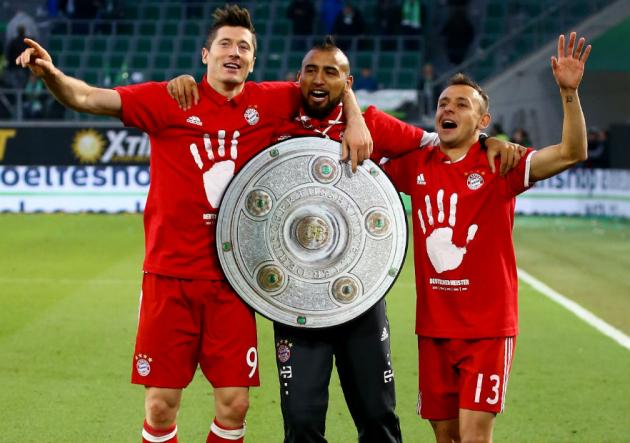 Bayern Munich de Vidal se consagró campeón por quinta vez consecutiva
