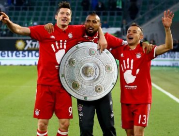 Bayern Munich de Vidal se consagró campeón por quinta vez consecutiva