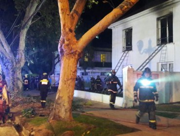 Incendio en Hogar de Ancianos de Providencia termina con dos fallecidos