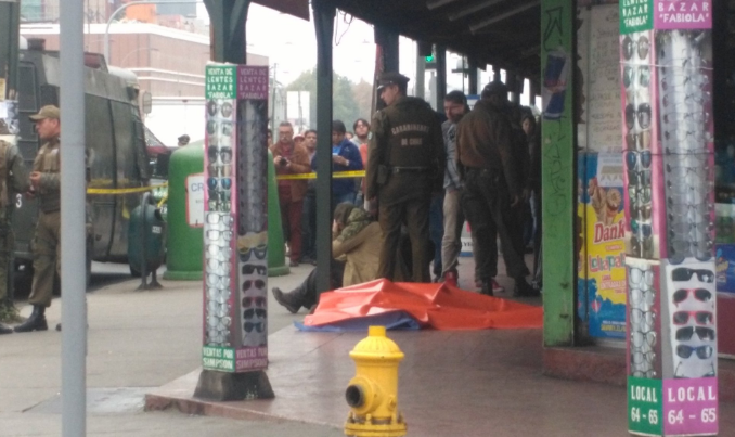 Balacera en pleno centro de Valparaíso deja una víctima fatal