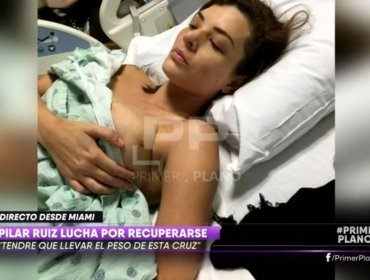 Importante logro de Pilar Ruiz en su recuperación tras accidente en Miami