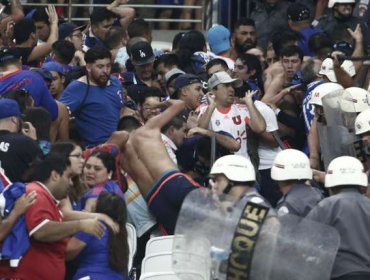 Conmebol confirma sanción a la U tras desmanes ocurridos en Brasil