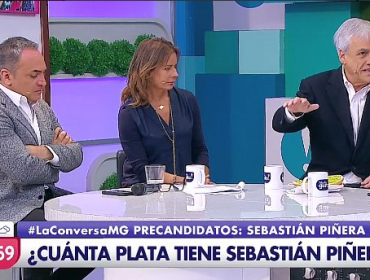 Sebastián Piñera evita cuantificar su patrimonio en “Mucho Gusto”