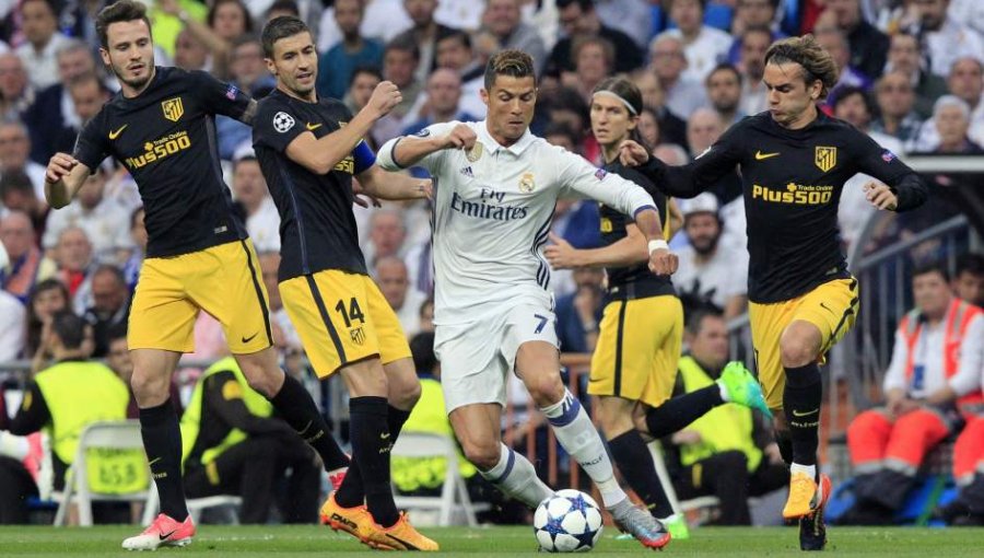 Champions: Atlético choca ante Real Madrid por un pase a la gran final