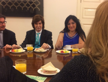 Camilo Sesto tomó desayuno junto a algunos ministros en La Moneda
