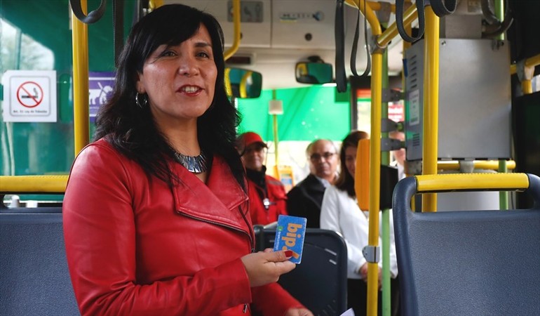 Evasión del Transantiago baja tres puntos en el primer trimestre de 2017