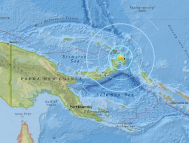 Terremoto sacude las costas de Papúa Nueva Guinea