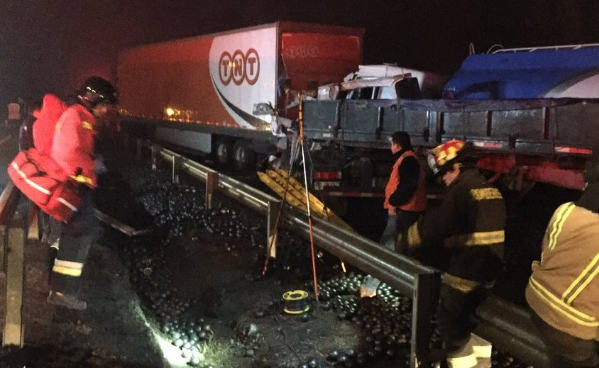 Fatal accidente: Colisión múltiple deja dos muertos y diversos lesionados en el Maule