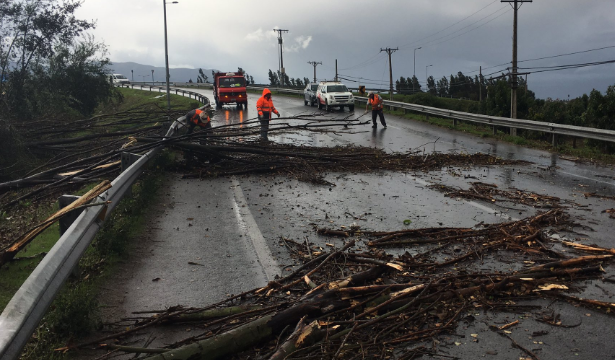 Mini Tornado causa estragos en Quillota y usuarios registran fenómeno en redes sociales