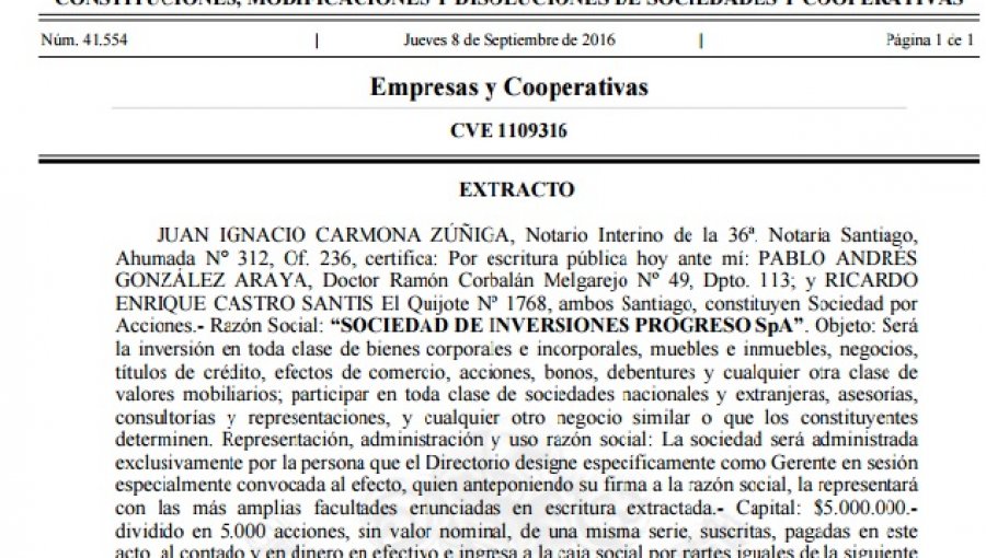 Empresa con patrimonio de 5 millones le compró las 100 propiedades al Partido Comunista