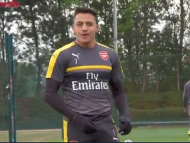 Alexis Sánchez es humillado por compañero durante práctica del Arsenal