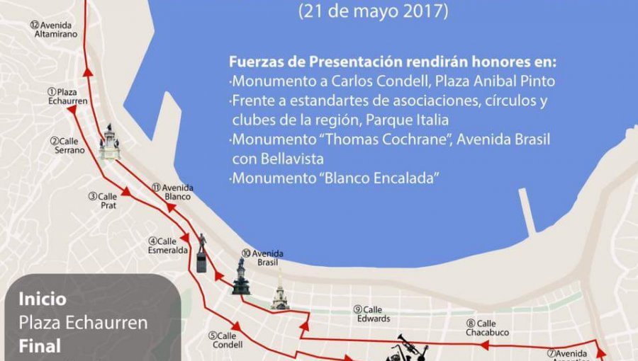 Histórico 21 de Mayo se vive en Valparaíso: Vuelve la tradición del desfile