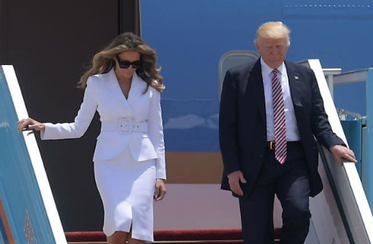 Trump aterrizó este lunes en Israel en el marco de su primera gira internacional