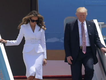 Trump aterrizó este lunes en Israel en el marco de su primera gira internacional