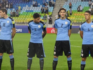 Mundial sub-20: Así reaccionaron los jugadores uruguayos al escuchar el himno de Chile