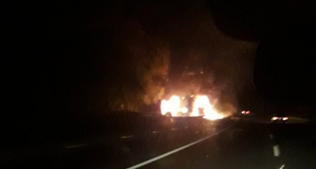 Ataques incendiarios a siete camiones se registraron en la Región de La Araucanía