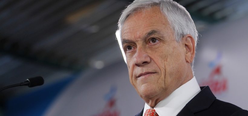 Piñera celebra decisión del Gobierno de aplicar Ley Antiterrorista