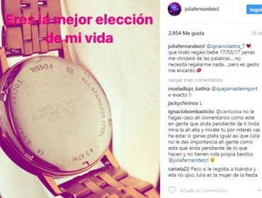 El lujoso regalo de Ignacio Lastra a Julia Fernández que encendió las redes sociales