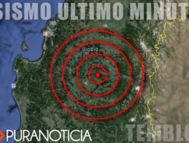 Fuerte sismo sacude a la Región del Biobío