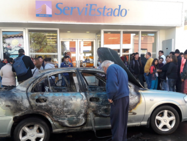 Delincuentes armados asaltan ServiEstado en pleno centro de San Felipe