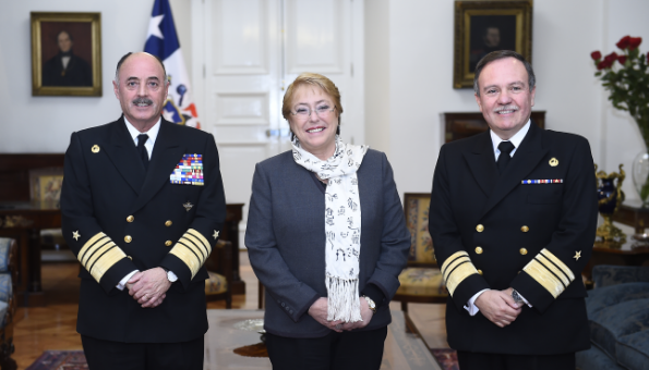 Bachelet designa a Julio Leiva Molina como el nuevo Comandante en Jefe de la Armada