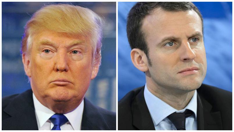 El mensaje de Macron a Trump: "Hagamos el planeta grande de nuevo"