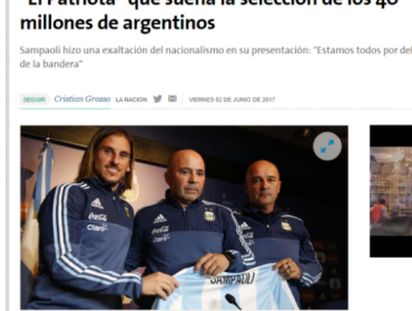 Prensa argentina ya bautizó a Jorge Sampaoli con nuevo apodo