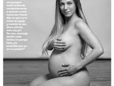 Tierno y sexy desnudo de Mariana Derderián a sus 30 semanas de embarazo