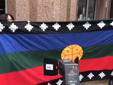 Protesta mapuche se registró en hotel donde se hospeda Bachelet en Canadá