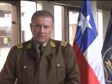 A través de un video, General Villalobos se refirió al fraude de Carabineros