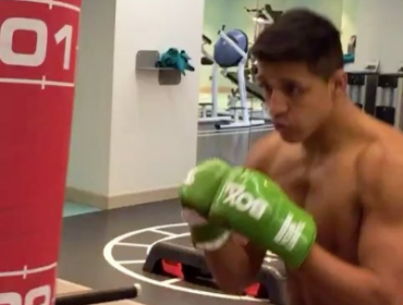 Alexis Sánchez publica entrenamiento al más puro estilo Rocky Balboa