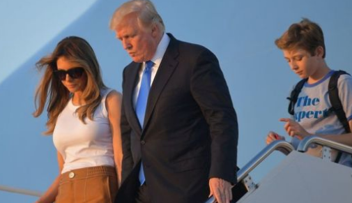 Tras cinco meses de asumir Trump el poder, Melania llega a vivir a la Casa Blanca