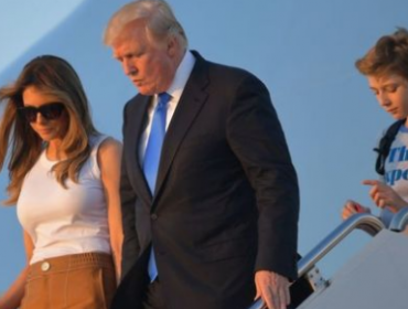 Tras cinco meses de asumir Trump el poder, Melania llega a vivir a la Casa Blanca