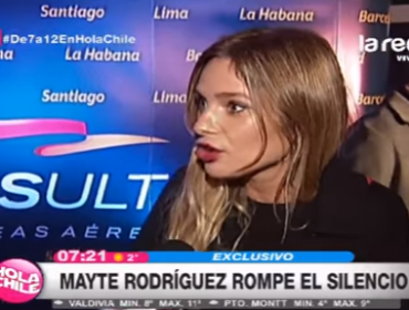 Mayte Rodríguez rompió el silencio y por fin habló de Alexis Sánchez