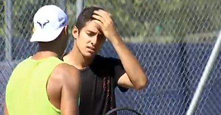 Video: Rafael Nadal entrenó junto a Christian Garín previo a Wimbledon