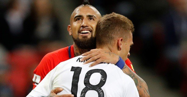 Vidal reitera dichos contra Bielsa y felicita a Sánchez por su histórico gol