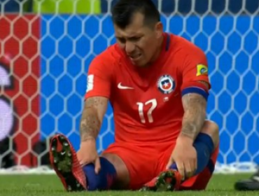 Gary Medel sufre contractura y es duda para el duelo ante Australia