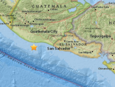 Terremoto sacudió este jueves las costas de Guatemala