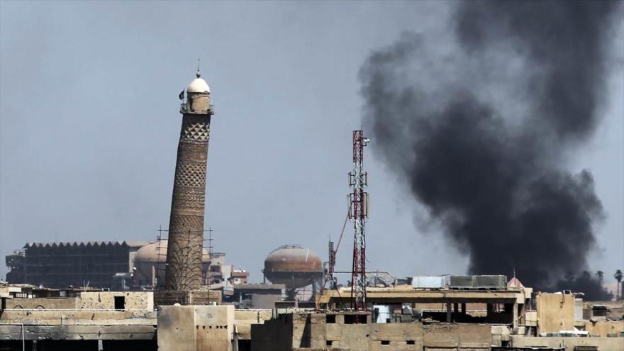 Irak declara el fin de califato del Estado Islámico tras capturar simbólica mezquita de Mosul