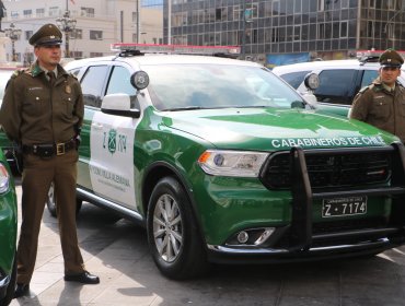 Novedoso sistema de patrullaje estrena Carabineros en provincia del Marga Marga