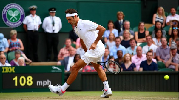 Wimbledon: Federer derrotó a Zverev y continúa a paso firme