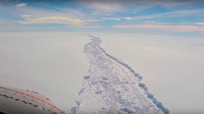 Se desprende de la Antártica el gigantesco iceberg que científicos observaban desde hace meses