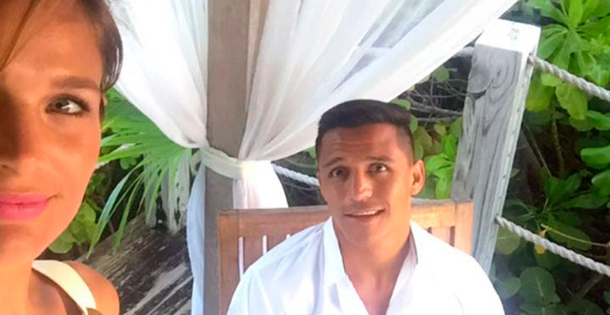 El romántico vídeo de Alexis Sánchez y Mayte Rodriguez en donde confirman su relación