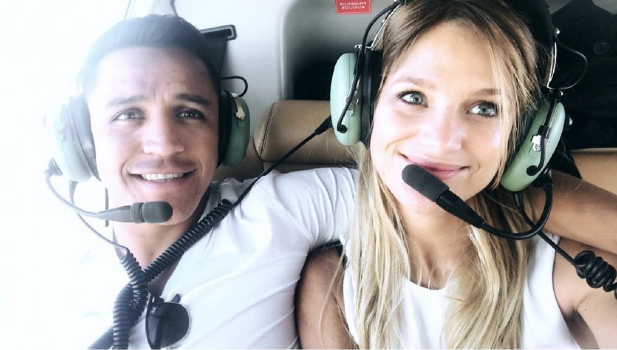 El romántico de viaje de Mayte y Alexis por los cielos del sur de Chile