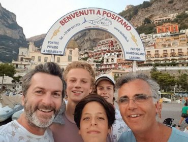 Así de grande está el hijo de Cecilia Bolocco y Menem