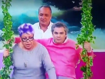 Patricia Maldonado se cae desde un columpio en vivo en matinal Mucho Gusto