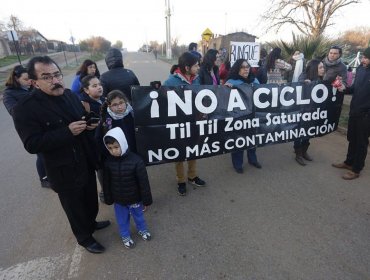 Til Til: Dirigentes sociales inician caminata a La Moneda en rechazo a relleno sanitario